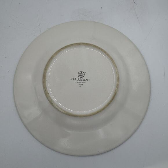 Pfaltzgraff Saucer Plates 6.25" Lot Set of 6 French Quarter Green Bread Dessert - Picture 6 of 16